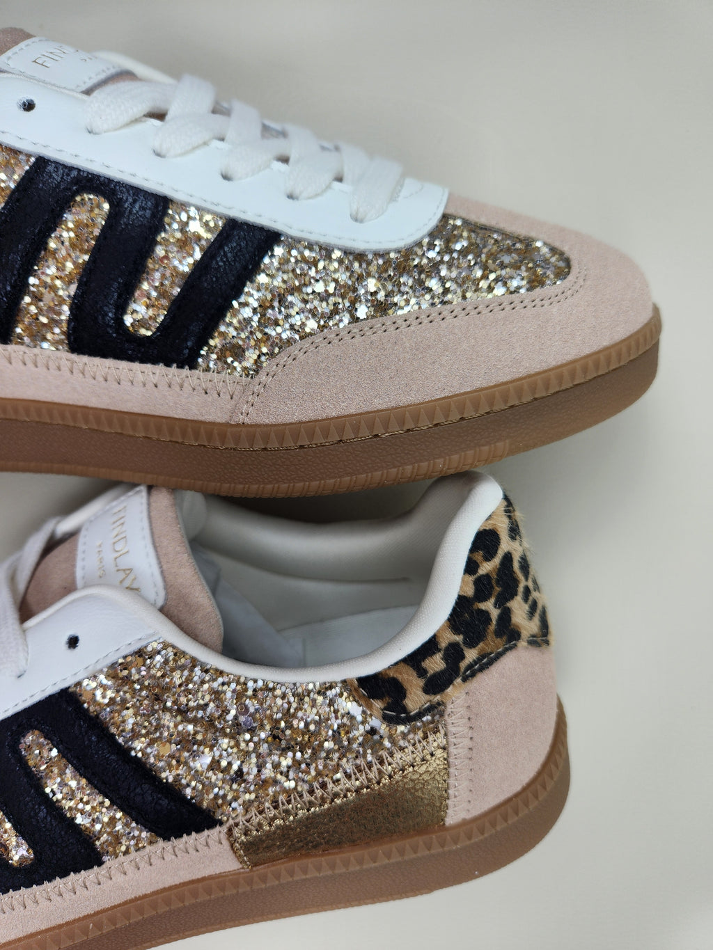 Baskets Paillettes, Léopard & Suédine Modèle Nosa