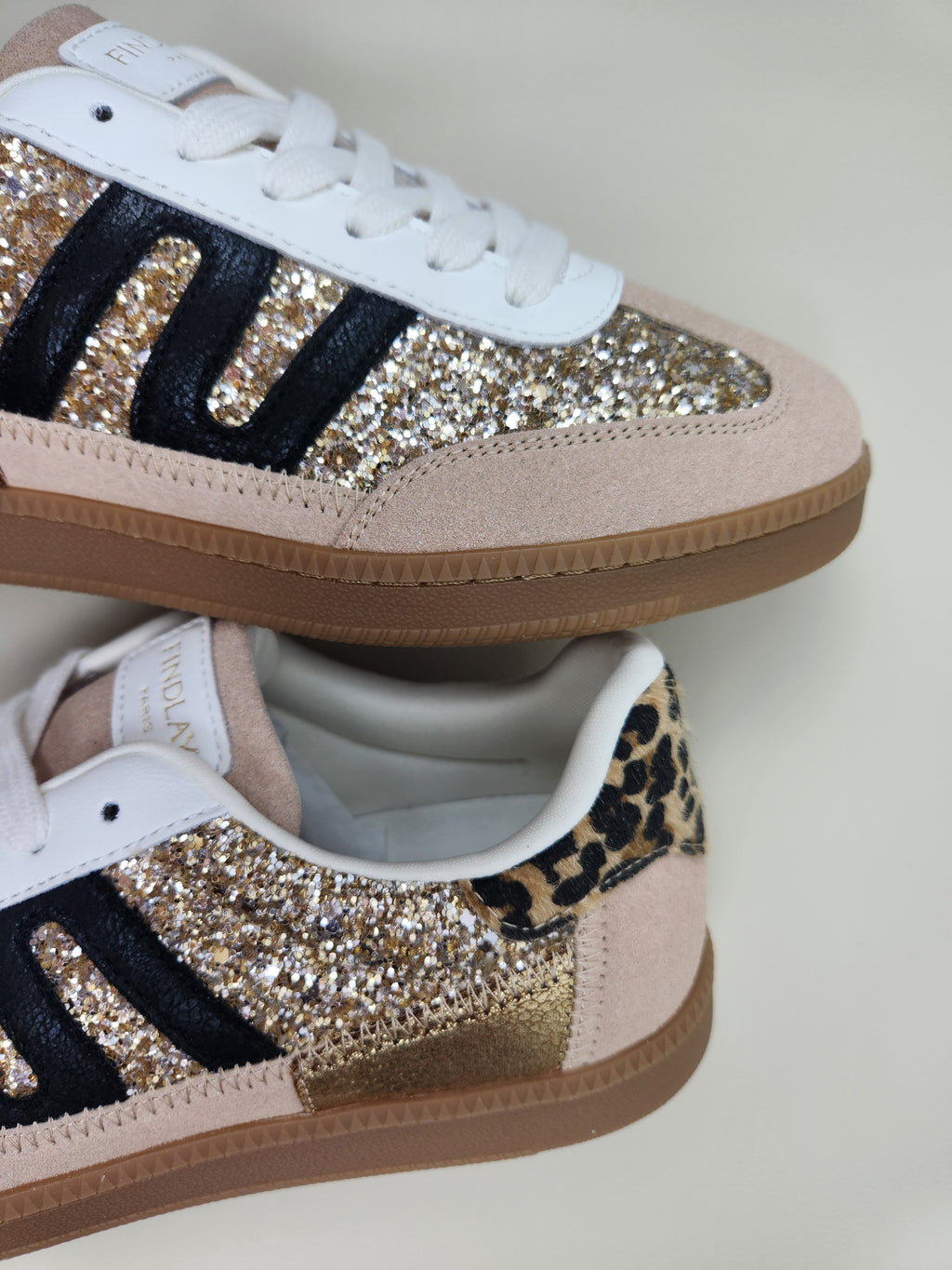 Baskets Paillettes, Léopard & Suédine Modèle Nosa